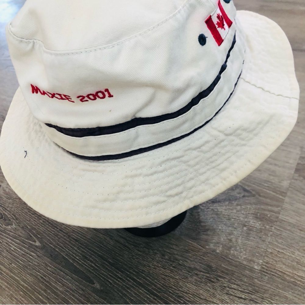 Vintage 2001 Y2K University Of Missouri Toppers Bucket Hat Size S/M‎ Beige - Picture 6 of 8